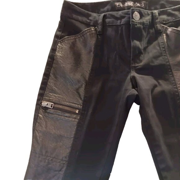 Express Stella Low Rise Leggings Jeans Womans Size 2 (24X29) - Picture 4 of 14